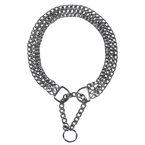 Polostahovací obojek trojřadý (L-XL:60cm/2,5mm)