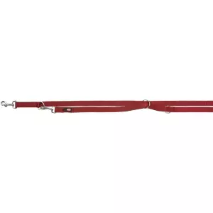 Vodítko PREMIUM prodlužovací - burgund (L-XL: 2,00 m/25 mm)