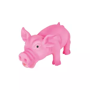 Chrochtající MINI prasátko, latex 17 cm