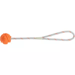 Plovoucí vrhací míč na šňůře (ø 4,5 cm/ 35 cm, oranžová)