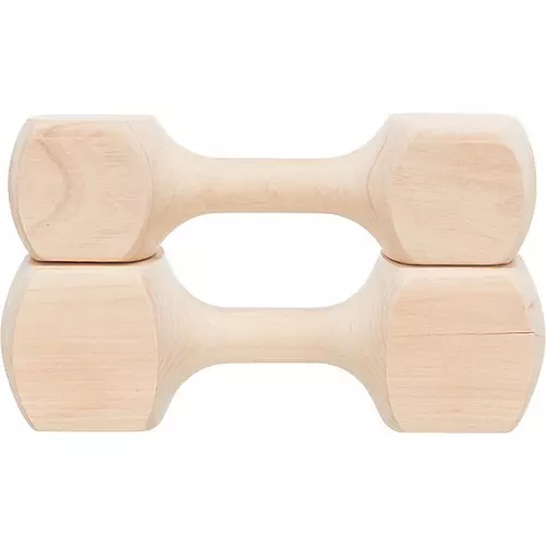 Aport - dřevěná činka (25 cm/ 650 g)