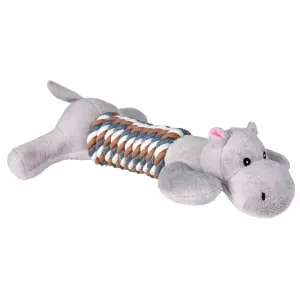 Plyšové aportovací zvířátko pes/hroch 32 cm