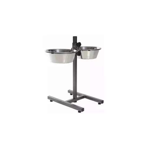 Psí bar, výška 50cm, 2x miska 2,8l/24cm