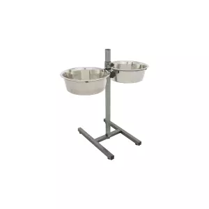 Psí bar, výška 60cm, 2x miska 4,5l/29cm
