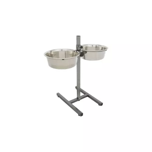 Psí bar, výška 60cm, 2x miska 4,5l/29cm