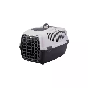 Transportní box CAPRI III, S: 40x38x61cm (max. 12kg), tmavě šedá/světle šedá