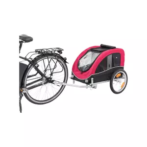Vozík pro psa za jízdní kolo M 63 x 68 x 75/137 cm, nosnost max. 22 kg