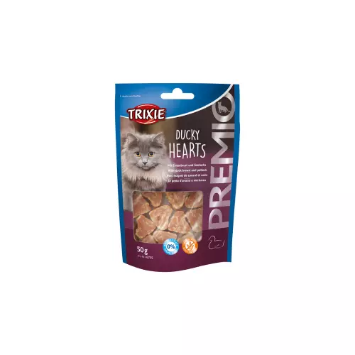 Premio HEARTS - srdíčka z kachních prsíček a aljašské tresky 50 g