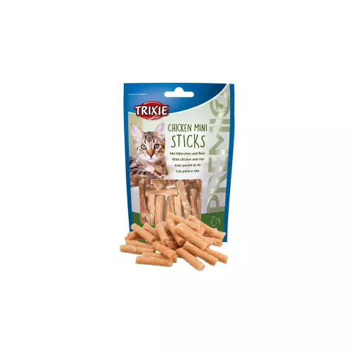 Premio MINI STICKS - mini tyčinky kuřecí s rýží 50 g