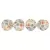 Míčky leopardí motiv 4cm  (4)