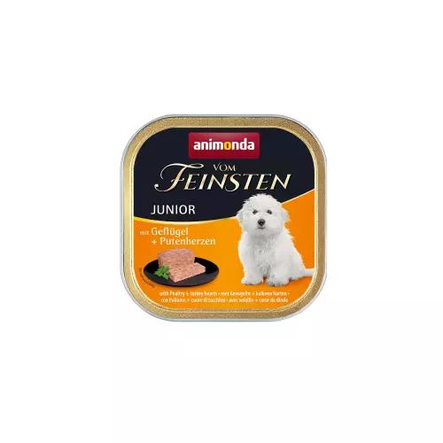 ANIMONDA paštika JUNIOR - drůbeží, krůtí srdce 150g
