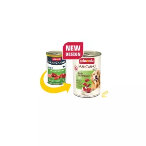 GRANCARNO Adult - hovězí, kachní srdce  400g