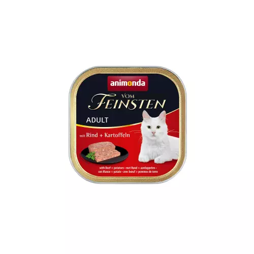 ANIMONDA paštika ADULT - hovězí + brambory pro kočky100g
