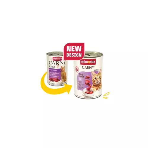 ANIMONDA konzerva CARNY Adult - hovězí, jehněčí 400g