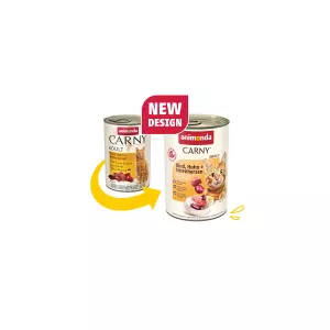 ANIMONDA konzerva CARNY Adult - hovězí, kuře, kachní srdce 400g