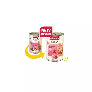 ANIMONDA konzerva CARNY Adult - hovězí, krůta, ráčci 400g