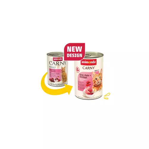 ANIMONDA konzerva CARNY Adult - hovězí, krůta, ráčci 400g