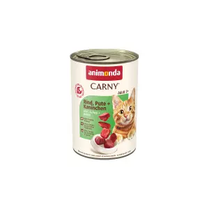 ANIMONDA konzerva CARNY Adult - hovězí, krůta, králík 400g