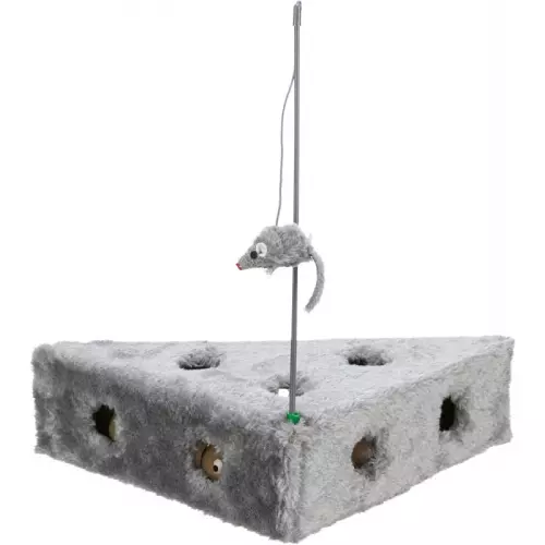 Hračka sýr Ementál s myškou 36x8x26/26cm