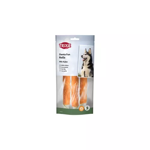DentaFun tyčinka svázaná kuřecím masem 3 ks, 17 cm/140 g
