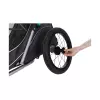 Vozík za kolo s funkcí rychlého skládání M 63 x 95 x 90/132 cm, nosnost max. 22 kg, šedý