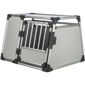 Transportní klec - hliníkový rám, pevné panely 93 x 64 x 81 cm, nosnost 40 kg