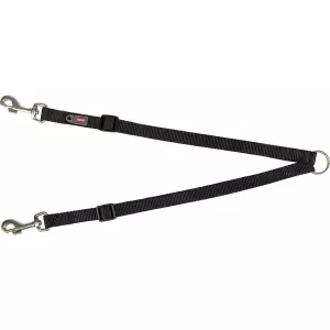 Nylonová rozdvojka PREMIUM, černá (XS-S: 40-70 cm/ 10 mm)