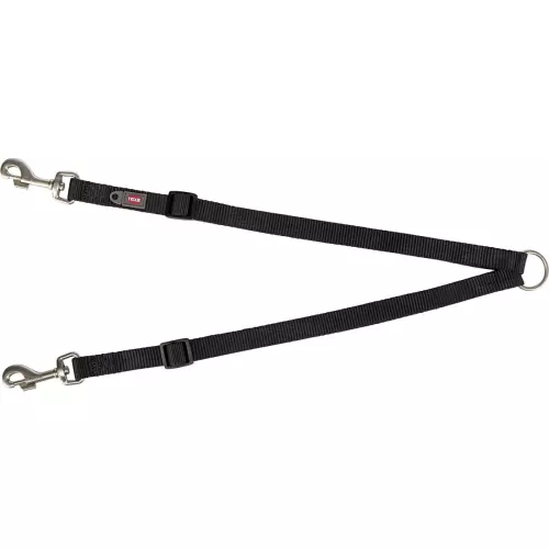 Nylonová rozdvojka PREMIUM, černá (XS-S: 40-70 cm/ 10 mm)