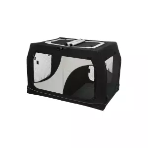 Transpor.nylon. box Vario DOUBLE 91x60x61/57 cm černo-šedý