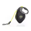 Flexi Giant Neon pásek, černá/neon žlutá (L: délka 10 m, do 50 kg)