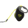 Flexi Giant Neon pásek, černá/neon žlutá (L: délka 10 m, do 50 kg)