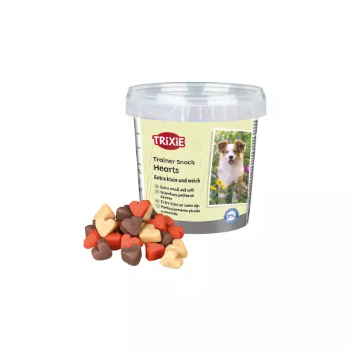 Trainer snack Mini Hearts 200 g - kuře, jehněčí a losos