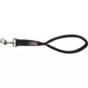 Krátké vodítko PREMIUM, M-XL: 37 cm/25 mm, černá