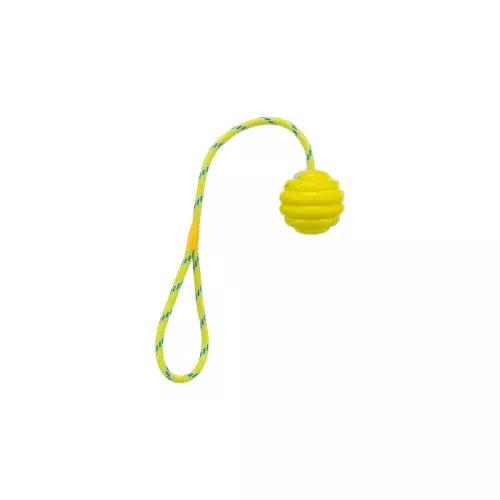 Vrhací vlnitý míč na šňůře 6 cm/30 cm