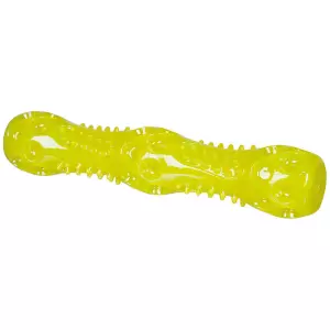 Házecí tyč se zvukem, termoplastická guma (TPR) robustní (18 cm, barva oranžová)