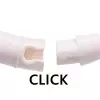 Svítící kroužek USB na krk, oranžový (M-L: 45 cm/ ø 7 mm)