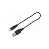 Svítící kroužek USB na krk, oranžový (M-L: 45 cm/ ø 7 mm)