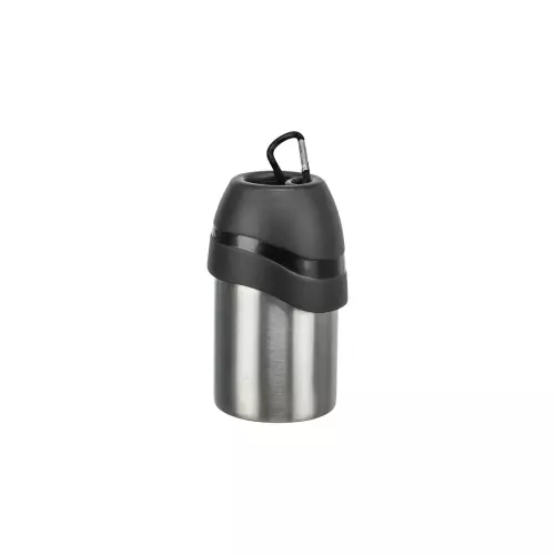 Láhev kovová s plastovou miskou 300 ml