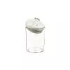Plastový zásobník na krmivo a pamlsky 1,5 l / o 12 × 17,5 cm transparentní