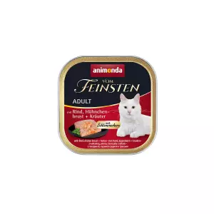 V.Feinsten CORE hovězí, kuřecí prsa + bylinky pro kočky 100g
