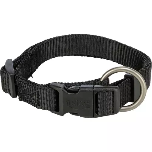 Obojek PREMIUM - černý (S-M:30-45cm/15mm)