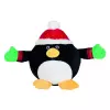Vánoční kulaté figurky SANTA CLAUS, TUČNÁK, SNĚHULÁK 18 cm
