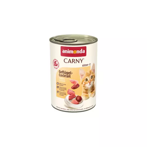 ANIMONDA konzerva CARNY Kitten - drůbeží koktejl 400g