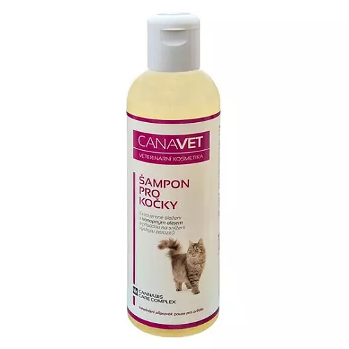CANAVET šampon pro kočky s antipar.přísadou Canabis CC 250ml
