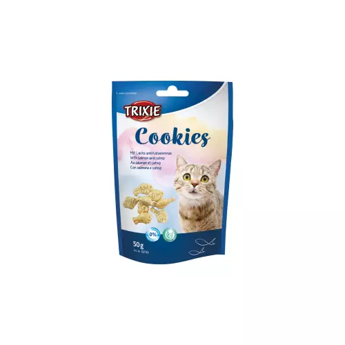 COOKIES s lososem a catnipem 50 g