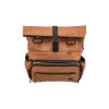 ROLLTOP 2v1, multifunkční batoh i ledvinka, bavlna/polyester, rezavá
