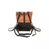 ROLLTOP 2v1, multifunkční batoh i ledvinka, bavlna/polyester, rezavá