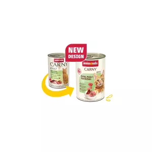 ANIMONDA konzerva CARNY Adult - kuře, krůta+králík 400g