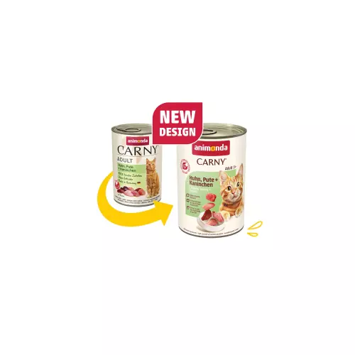 ANIMONDA konzerva CARNY Adult - kuře, krůta+králík 400g