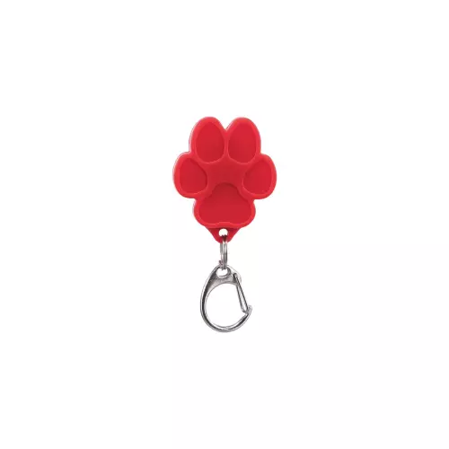 Flasher USB blikačka pro psy 3,5 x 4,3 cm tvar tlapka